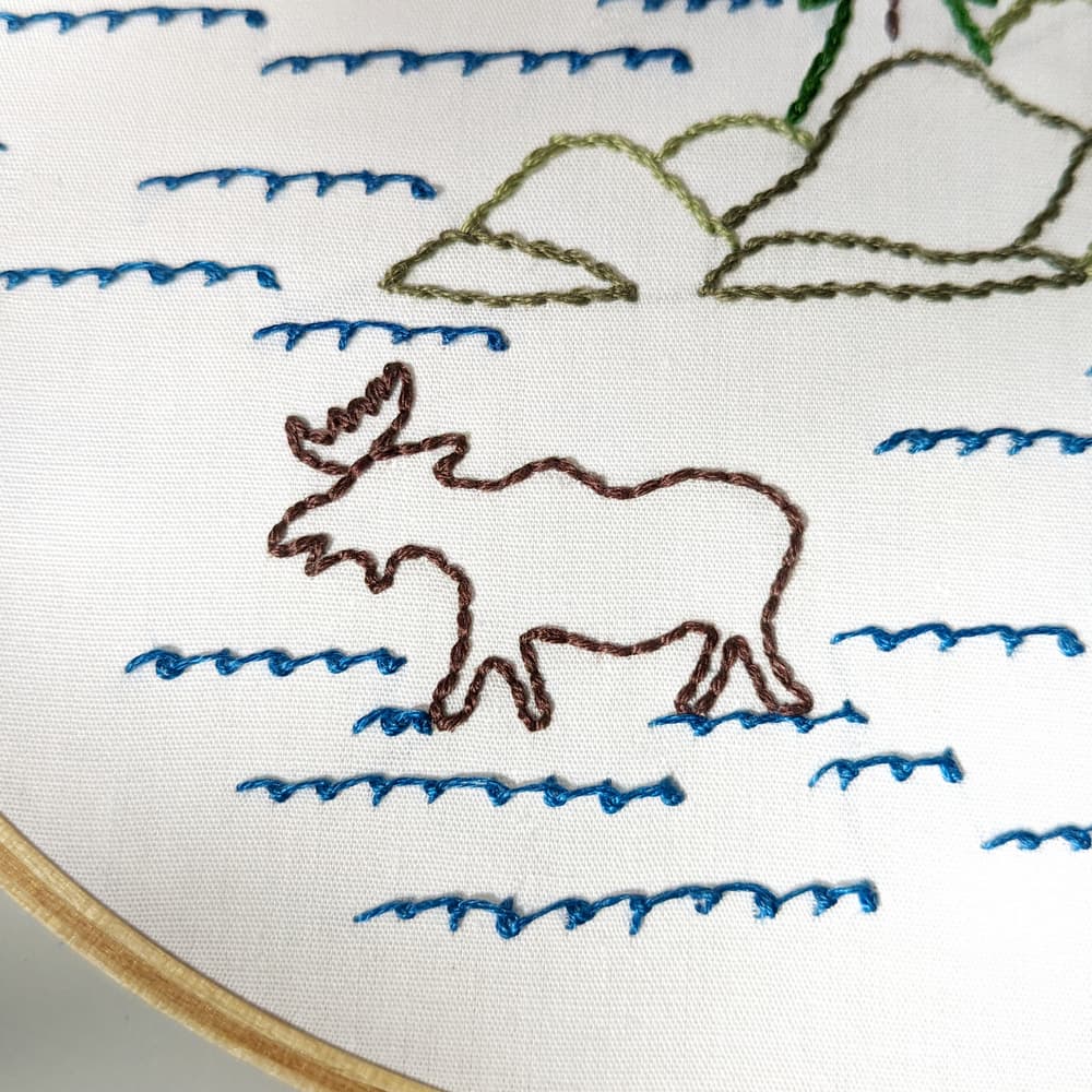 Isle Royale National Park Hand Embroidery Pattern - thumbnail 4