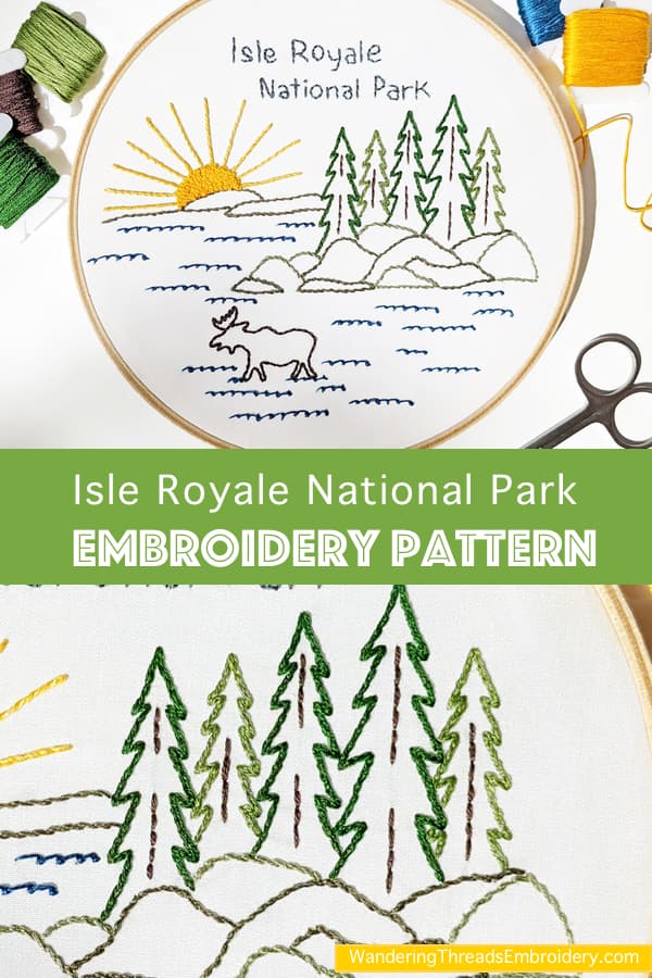 Isle Royale National Park Hand Embroidery Pattern - thumbnail 7