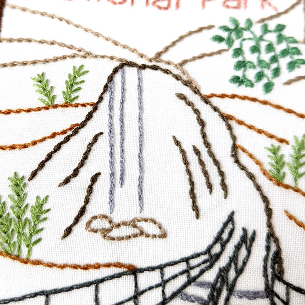 Mammoth Cave National Park Hand Embroidery Pattern - thumbnail 2