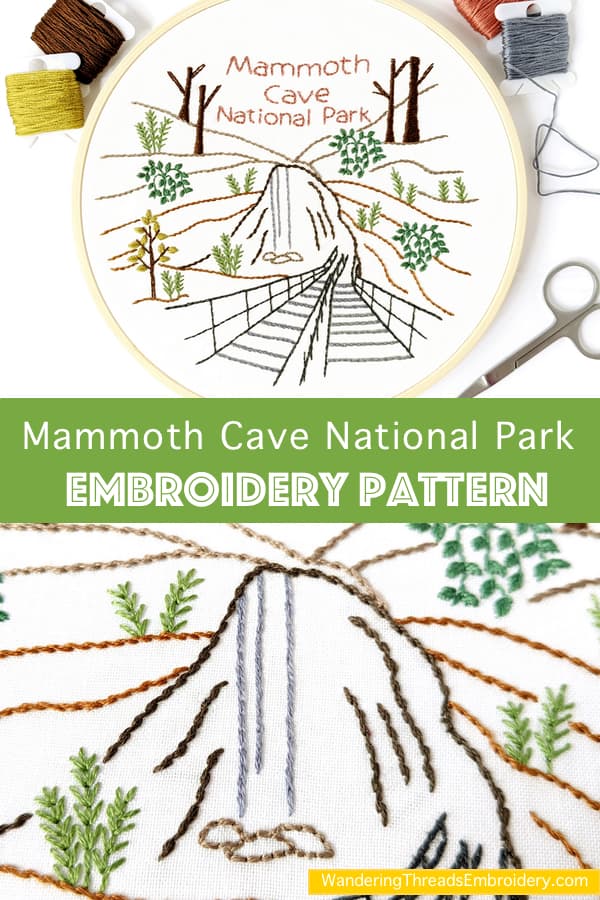 Mammoth Cave National Park Hand Embroidery Pattern - thumbnail 7