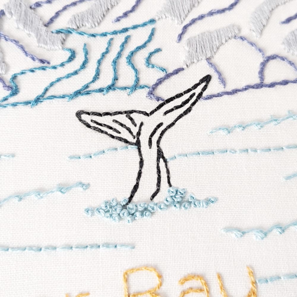 Glacier Bay National Park Hand Embroidery Pattern - thumbnail 3