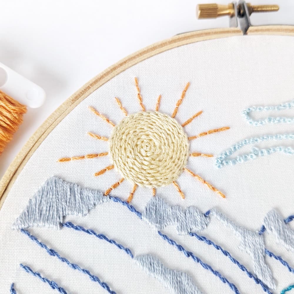 Glacier Bay National Park Hand Embroidery Pattern - thumbnail 4
