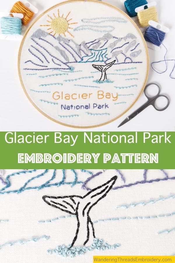 Glacier Bay National Park Hand Embroidery Pattern - thumbnail 7