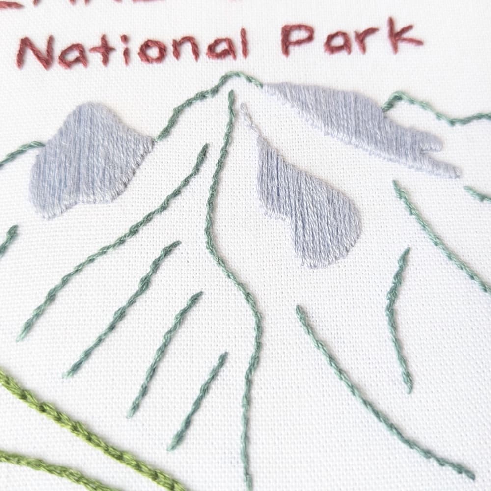 Lake Clark National Park Hand Embroidery Pattern - thumbnail 5