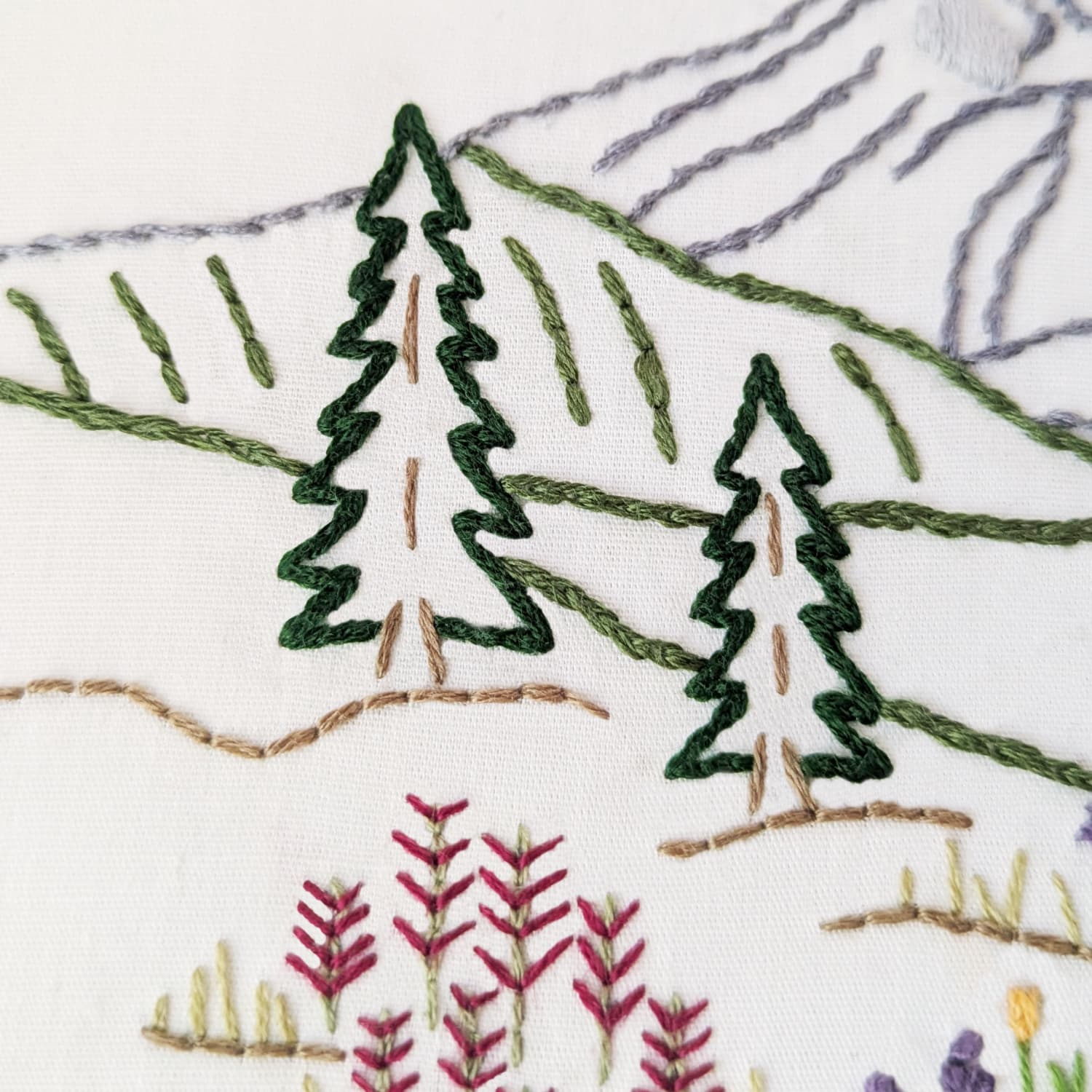 Mount St. Helens National Monument Hand Embroidery Pattern - thumbnail 5