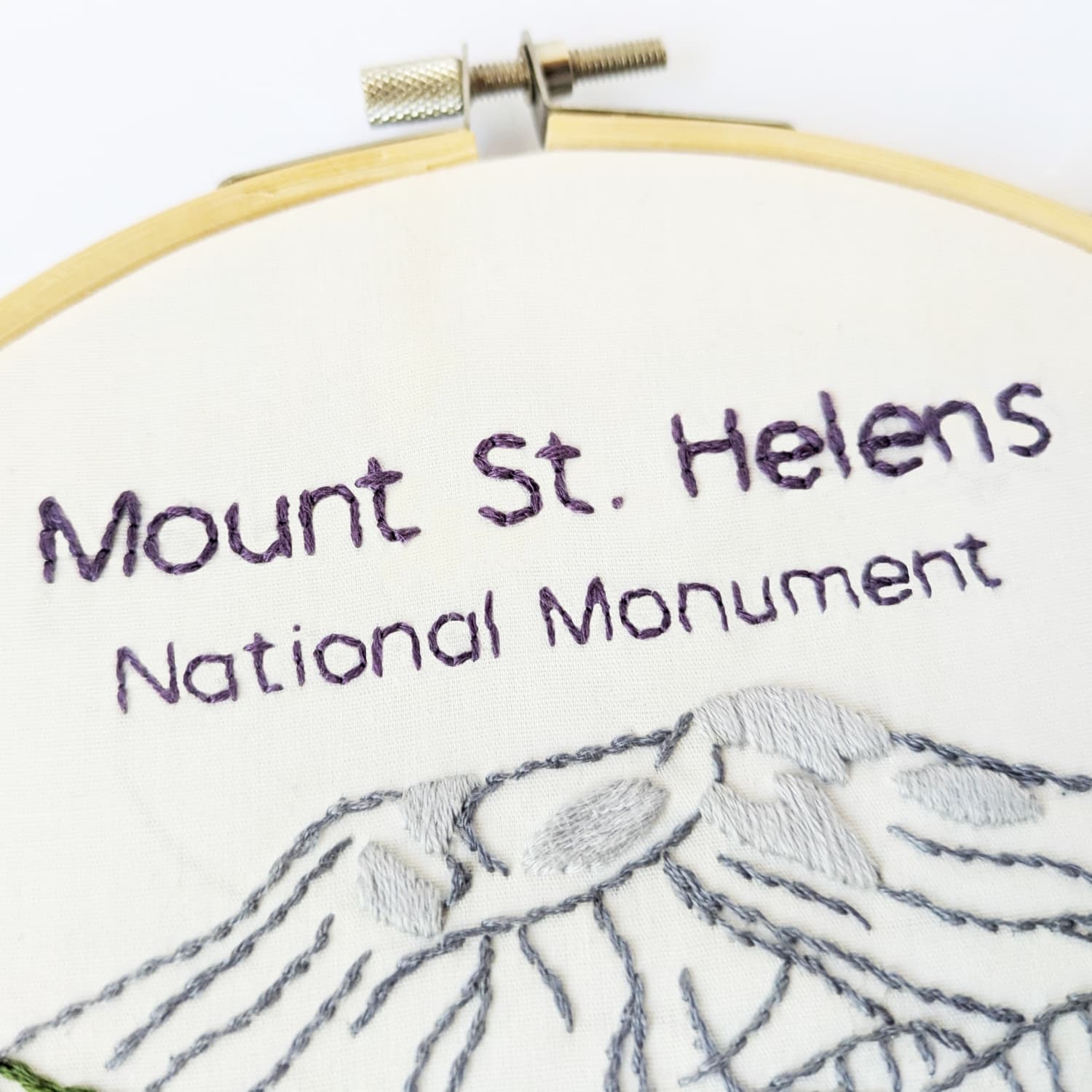Mount St. Helens National Monument Hand Embroidery Pattern - thumbnail 6