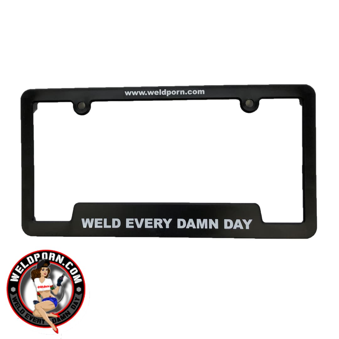 Weldporn License Plate