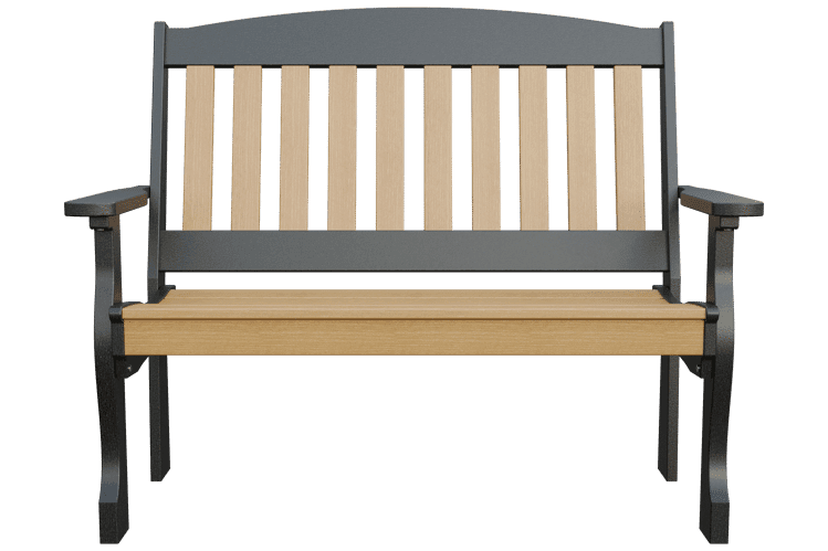 4′ Poly English Garden Bench - thumbnail 4