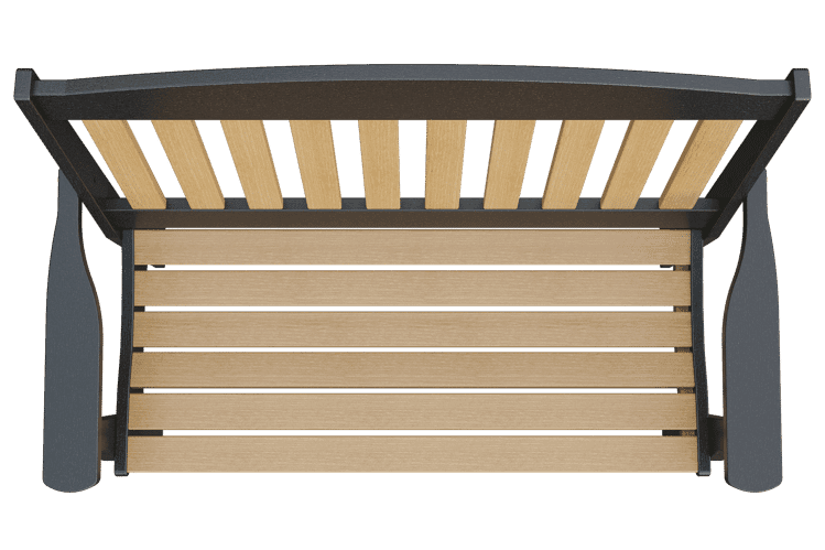 4′ Poly English Garden Bench - thumbnail 3