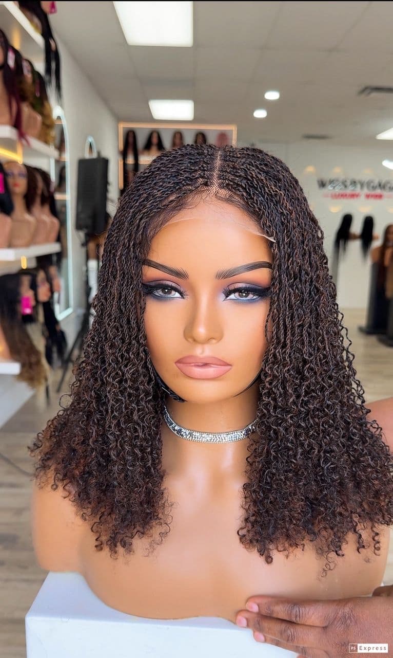 Human hair twists