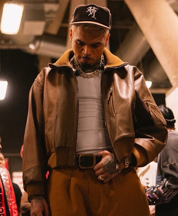 Bay Area Night 3 Chris Brown Jacket
