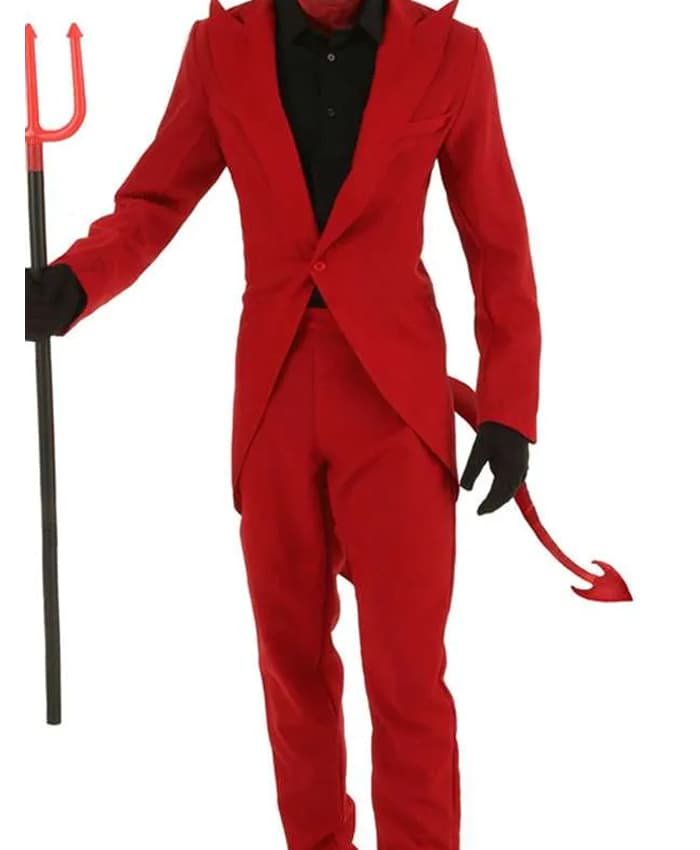 Devil Red Costume Suit