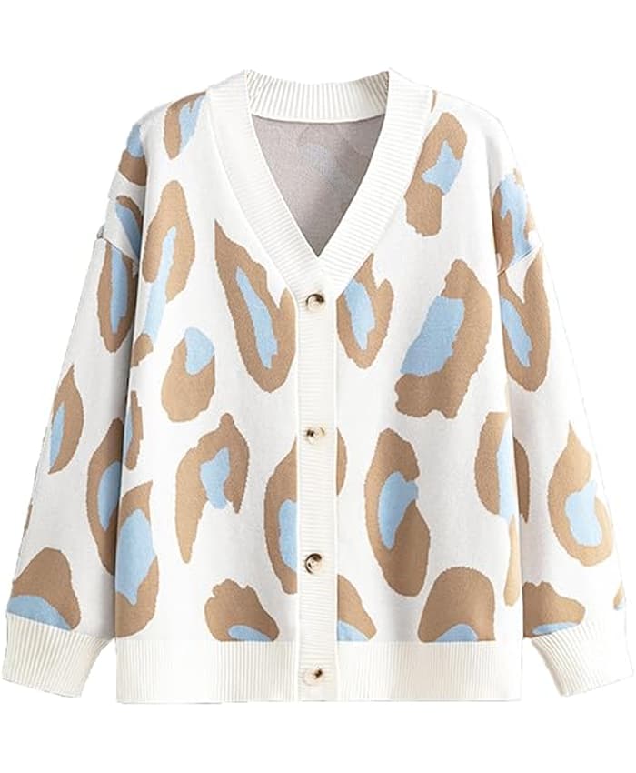 Leopard Pattern Cardigan