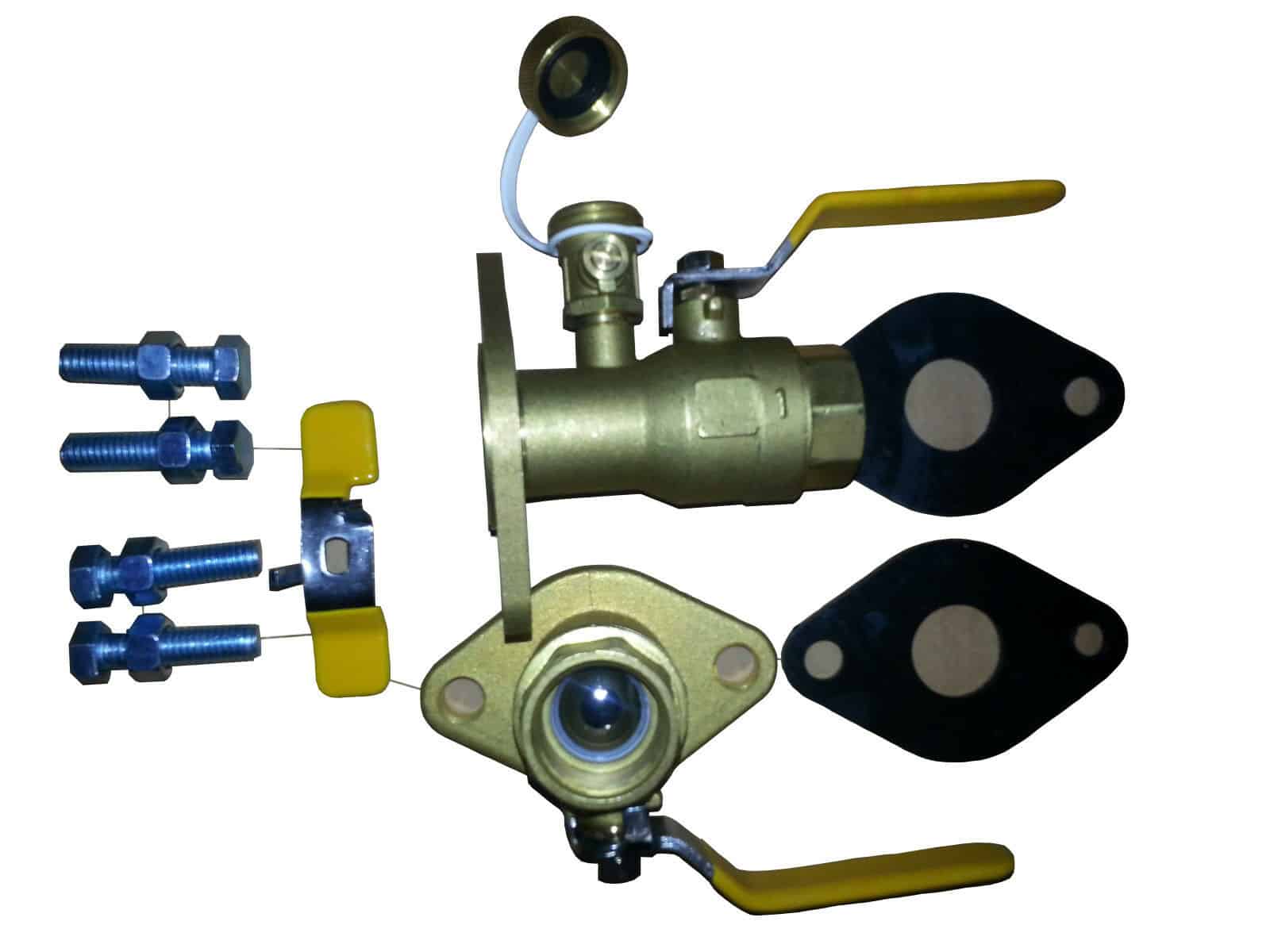 FLANGE WITH BLEEDER DRAIN WITH SHUT OFFS