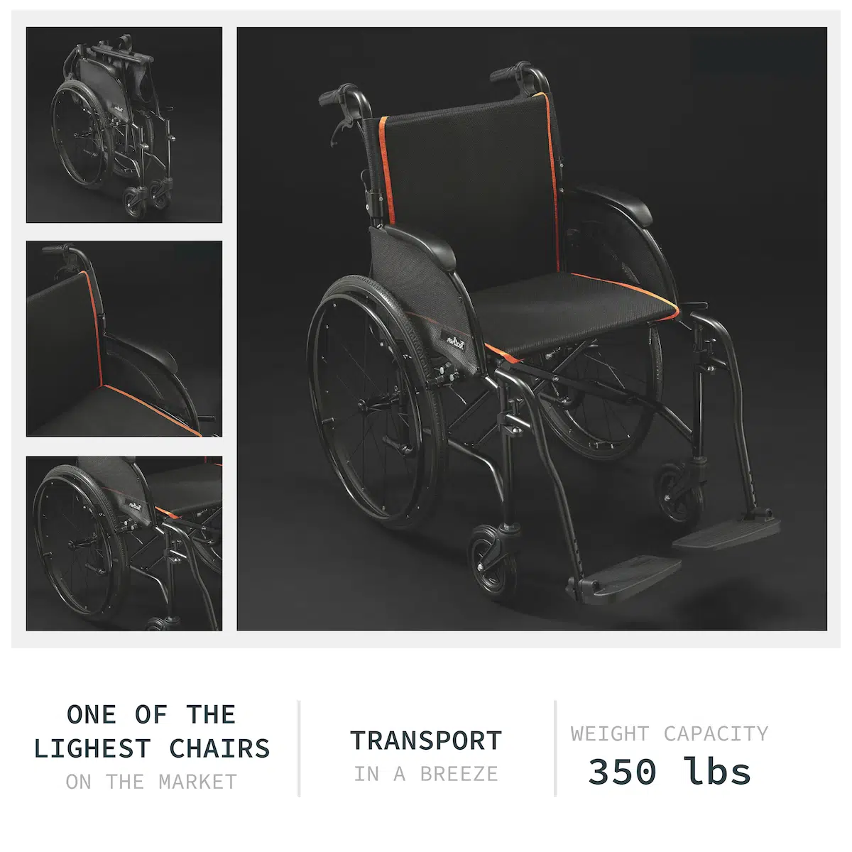 Feather Ultralight Wheelchair - thumbnail 2