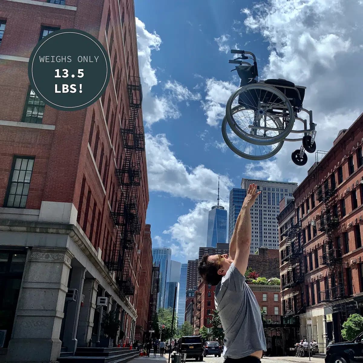 Feather Ultralight Wheelchair - thumbnail 3