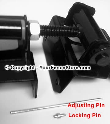 Adjustable Self-Closing Gate Hinge Set - thumbnail 3