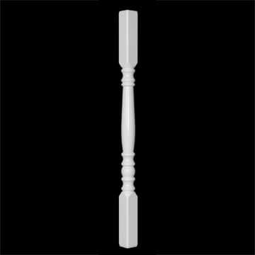 PVC Balusters / Spindles for Deck Railing (2″ Colonial)