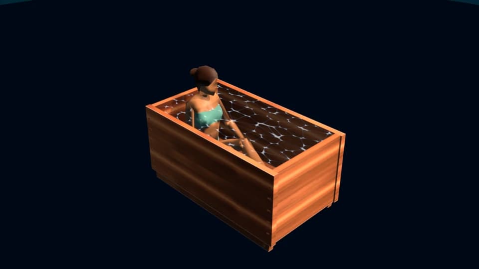 Red Cedar Ryokan Ofuro Soaking Tub