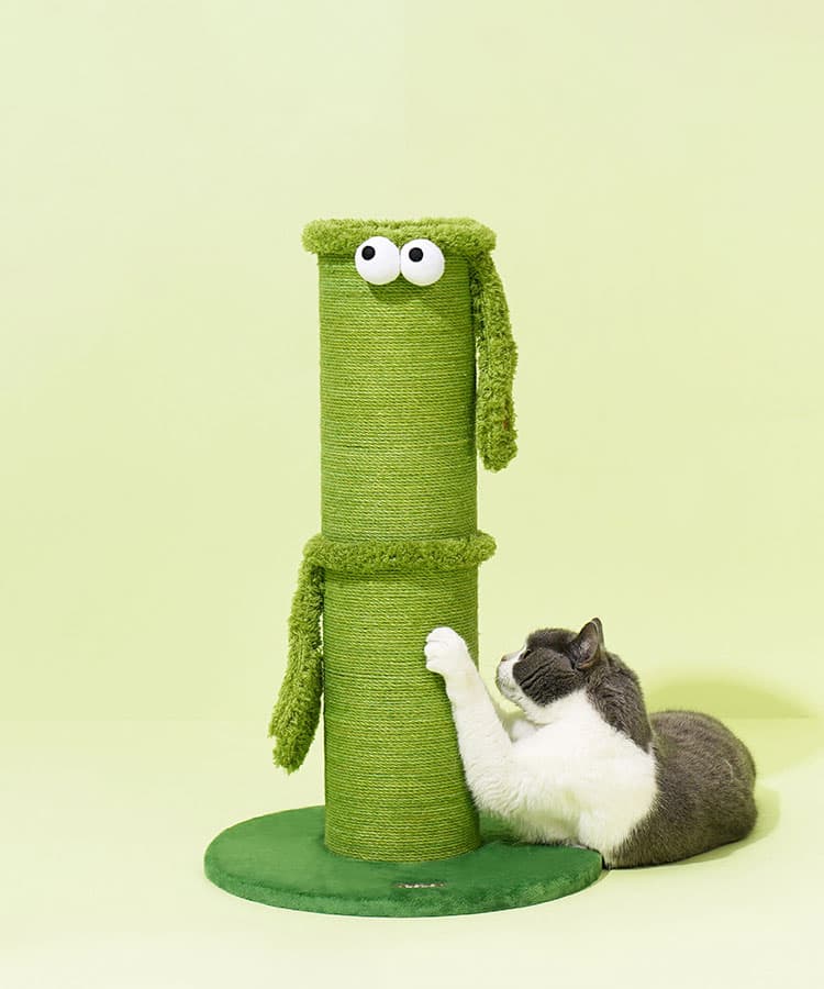 Lucky Bamboo Big Cat Scratcher Post - thumbnail 7