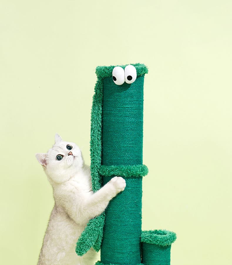Lucky Bamboo Big Cat Scratcher Post - thumbnail 9