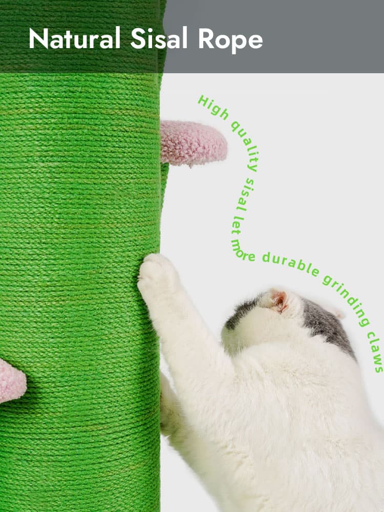Flower and Cactus Cat Tree - thumbnail 9