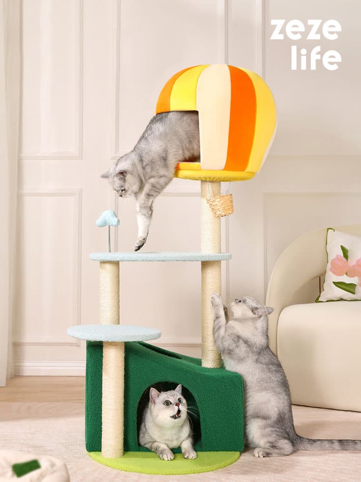 Hot Air Balloon Cat Tree