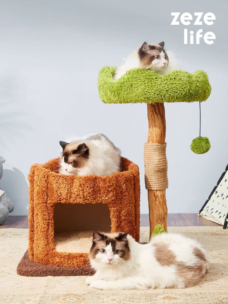 Luxury Tree Hollow Series Cat Tree - thumbnail 2