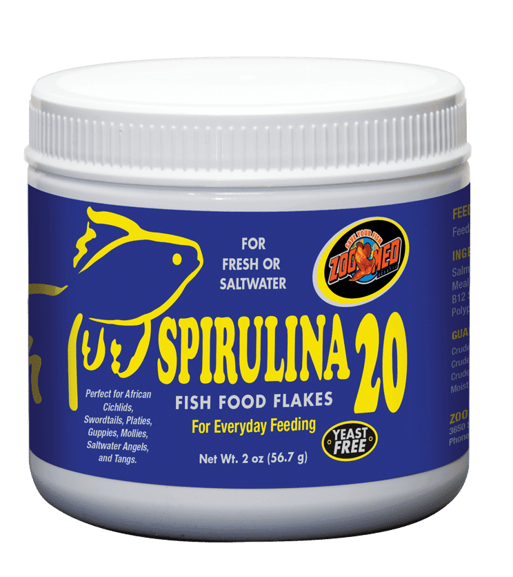Spirulina 20 Fish Food Flakes – 5lb