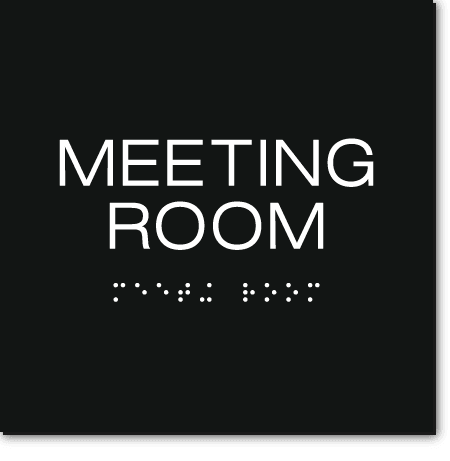 MEETING ROOM Sign