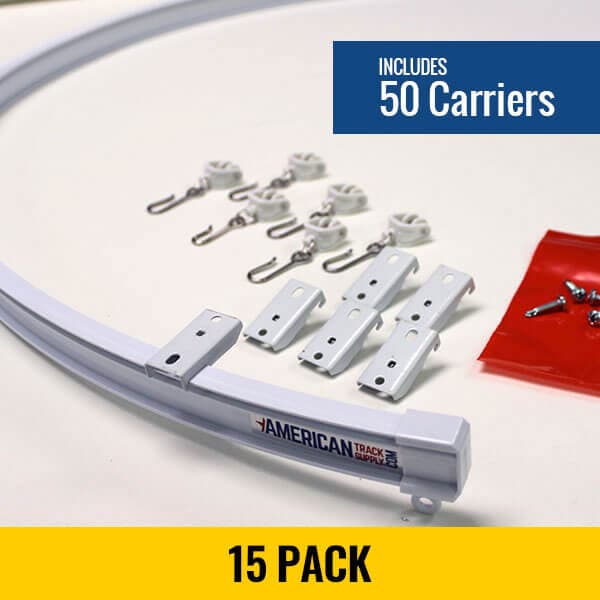 15 Pack – Ceiling Flexible Track Kit 5 Meter