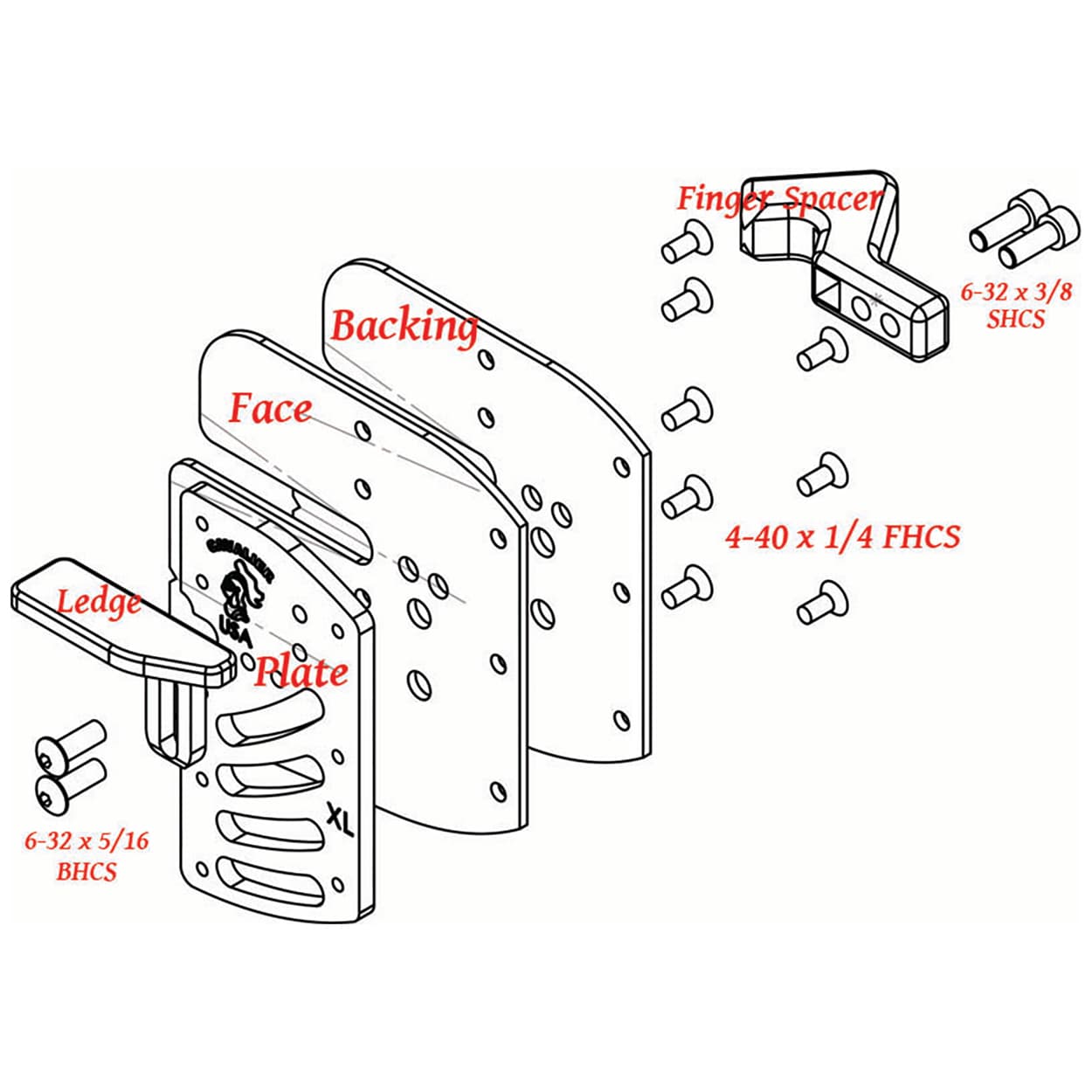 ELITE FINGER TAB – REPLACEMENT BACKING
