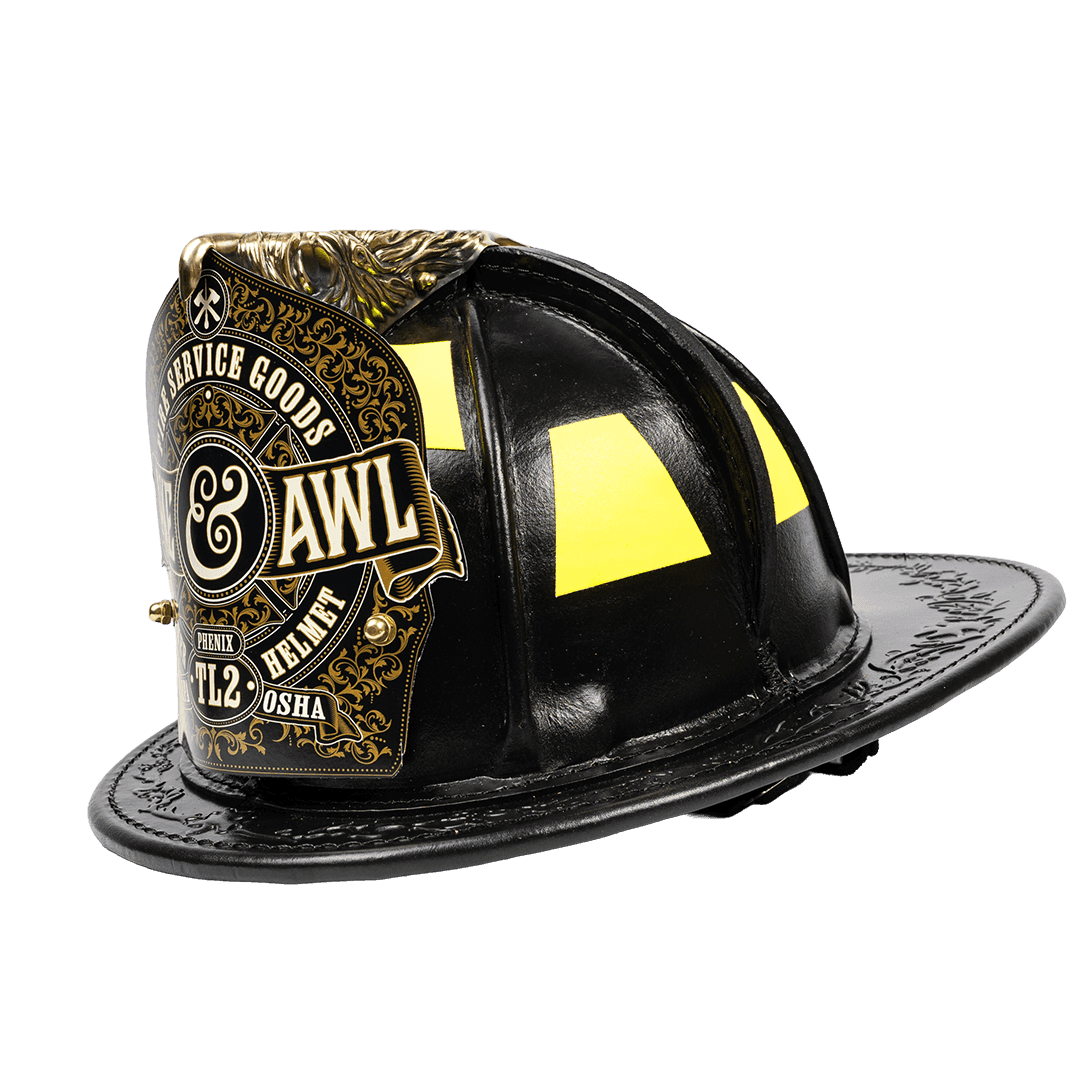 Phenix TL-2 Black Leather Helmet- NFPA