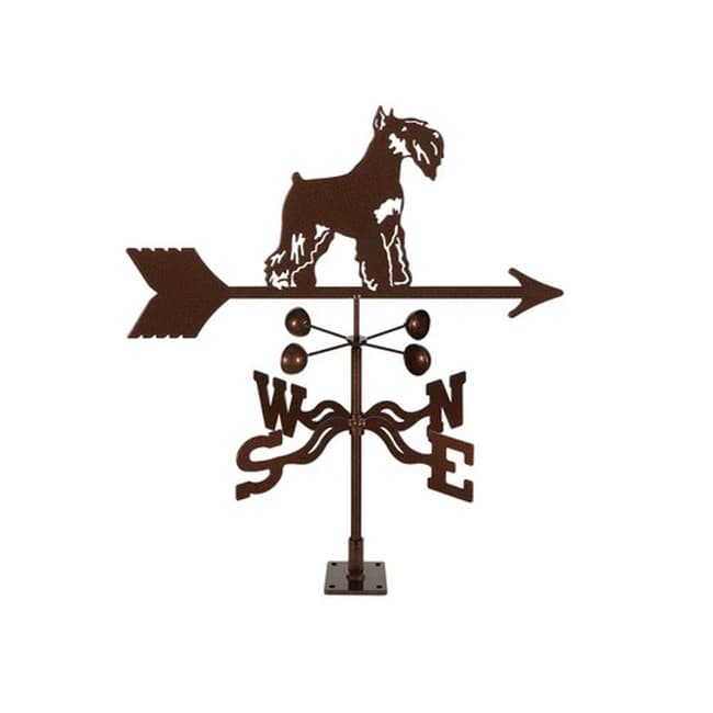 Schnauzer Weathervane – Choice of Roof, Deck, Post, 4-Sided, or Garden Mount