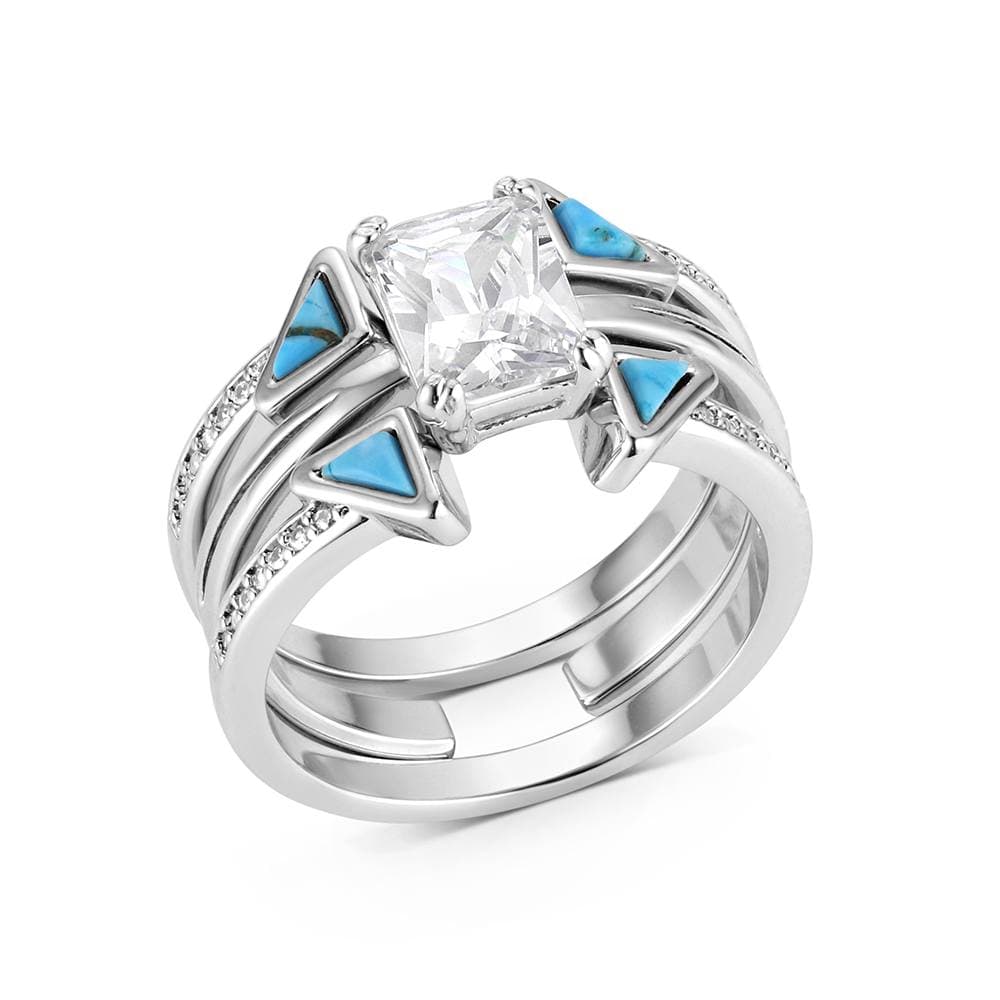 Montana Silversmiths Skyline Stack Ring Set-RG6549