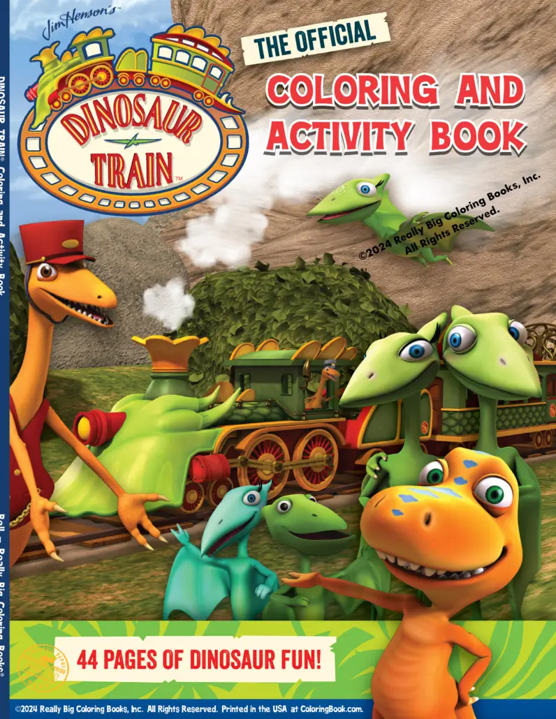 PBS KIDS – Dinosaur Train Coloring Book, Official
