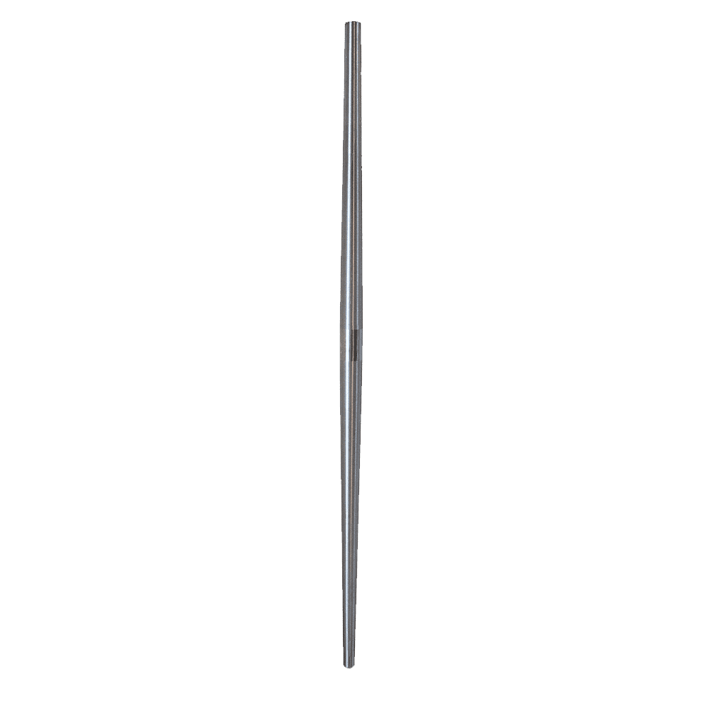 Smooth Solid Steel Post, Tapered from 1” to 7/8”