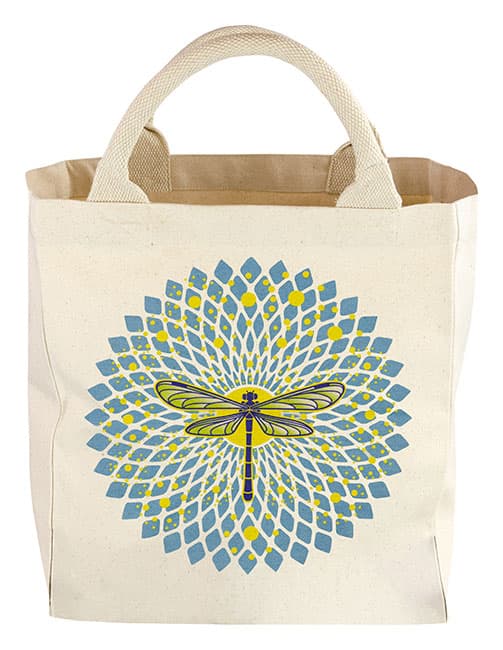 Canvas Tote Dragonfly