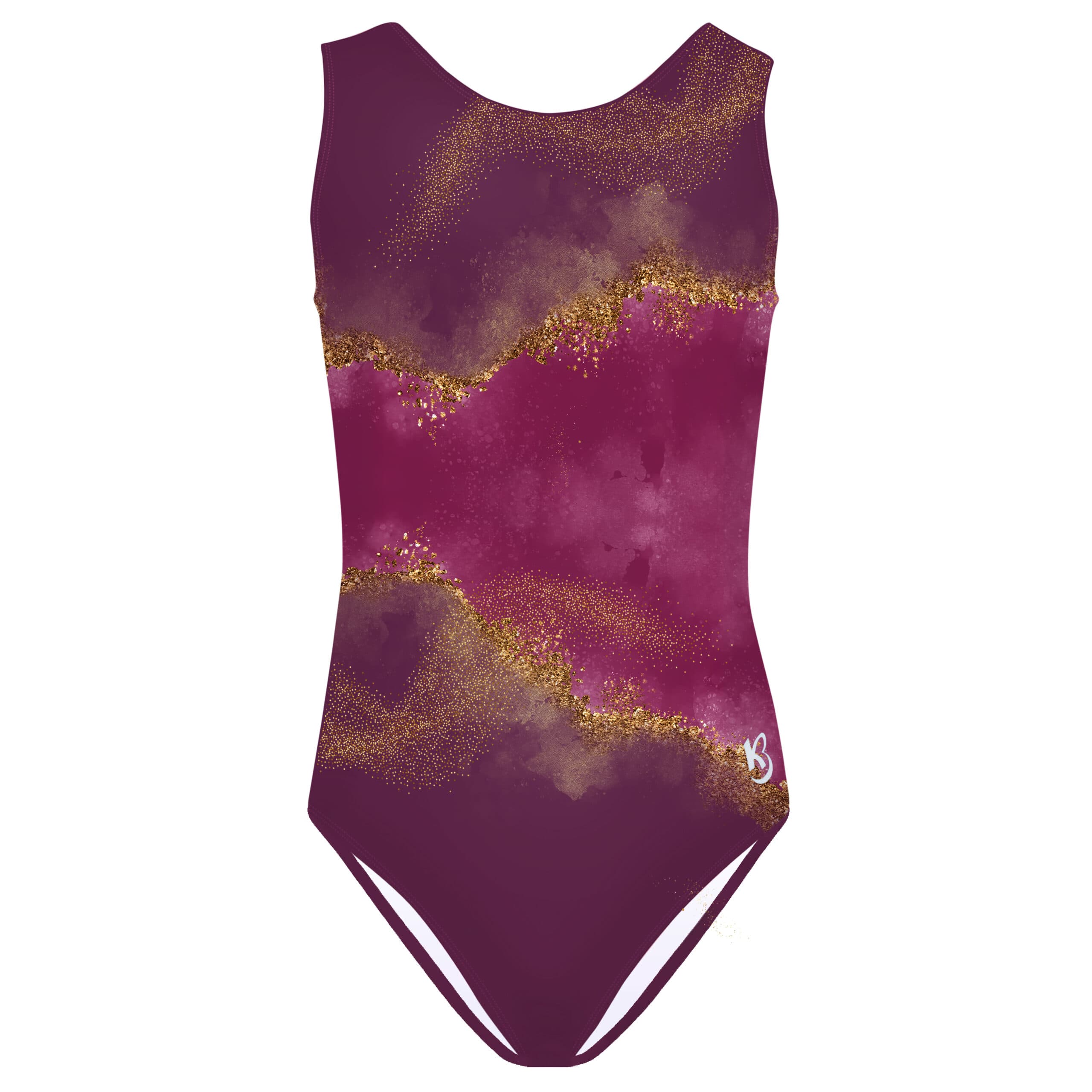 Berry Gold Lattice Leotard
