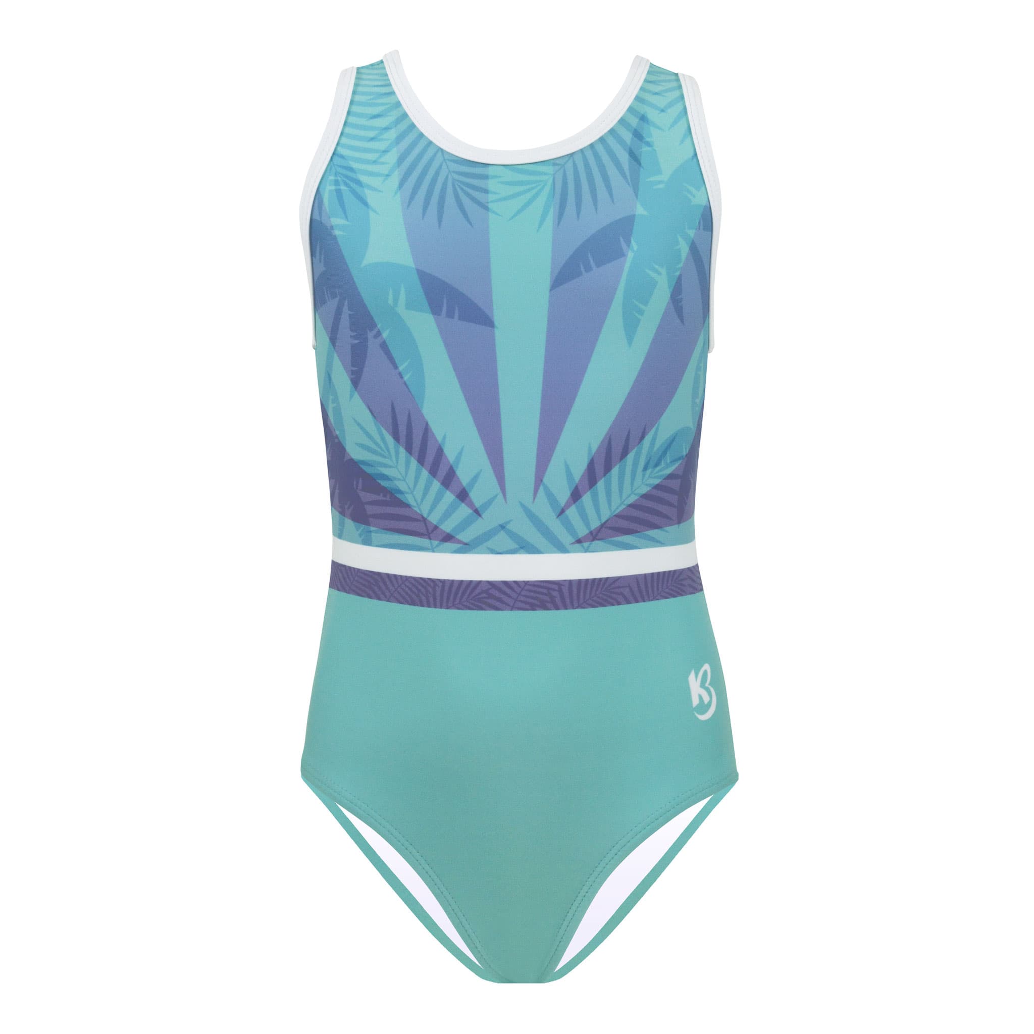 Coconut Rays Aqua Racerback Leotard