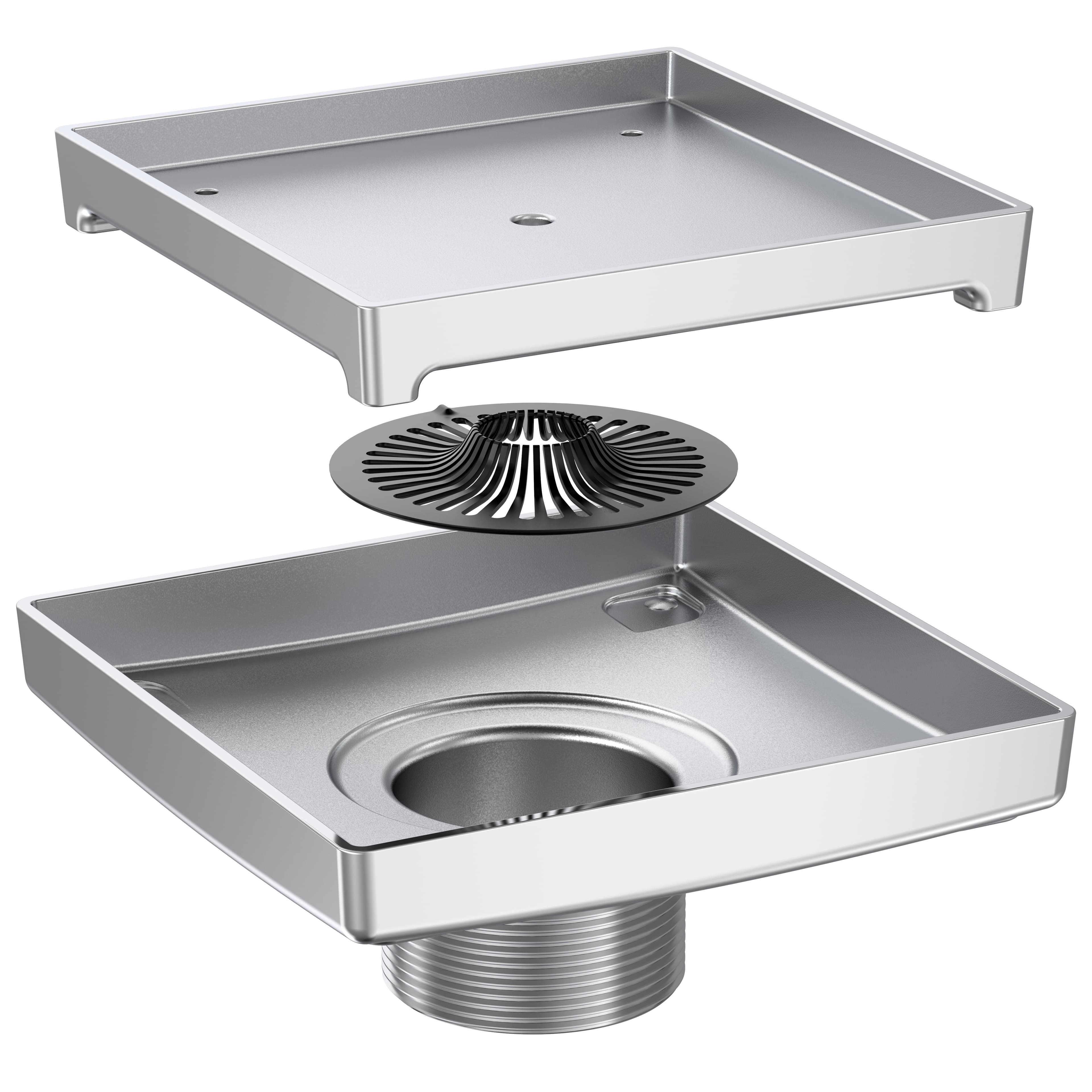 Ebbe LEGACY Drain – 6 Inch – Polished Chrome