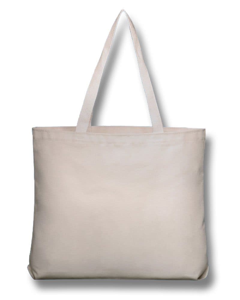 Shoulder Tote – Plain, Blank, 10oz Natural Cotton