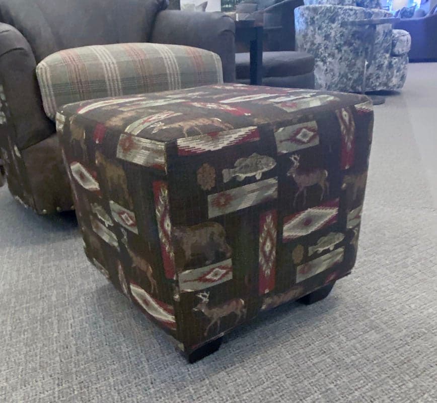 Tinsley Cube Ottoman | Triple B