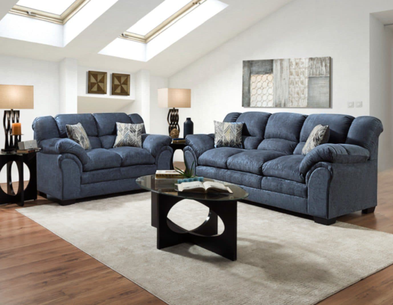 Blake Indigo Loveseat