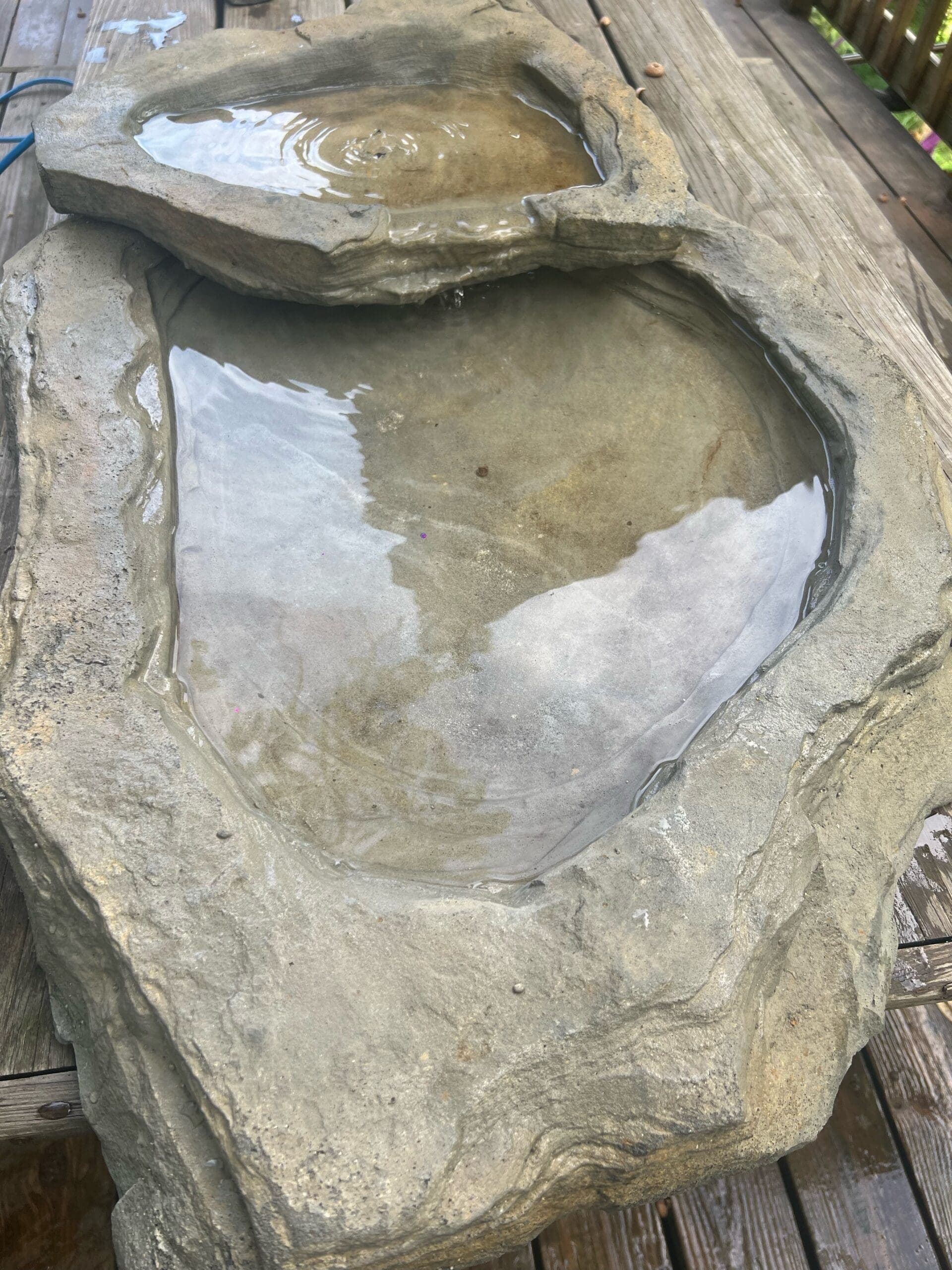 Small Shale Cascade Pond Bird Bath Kit