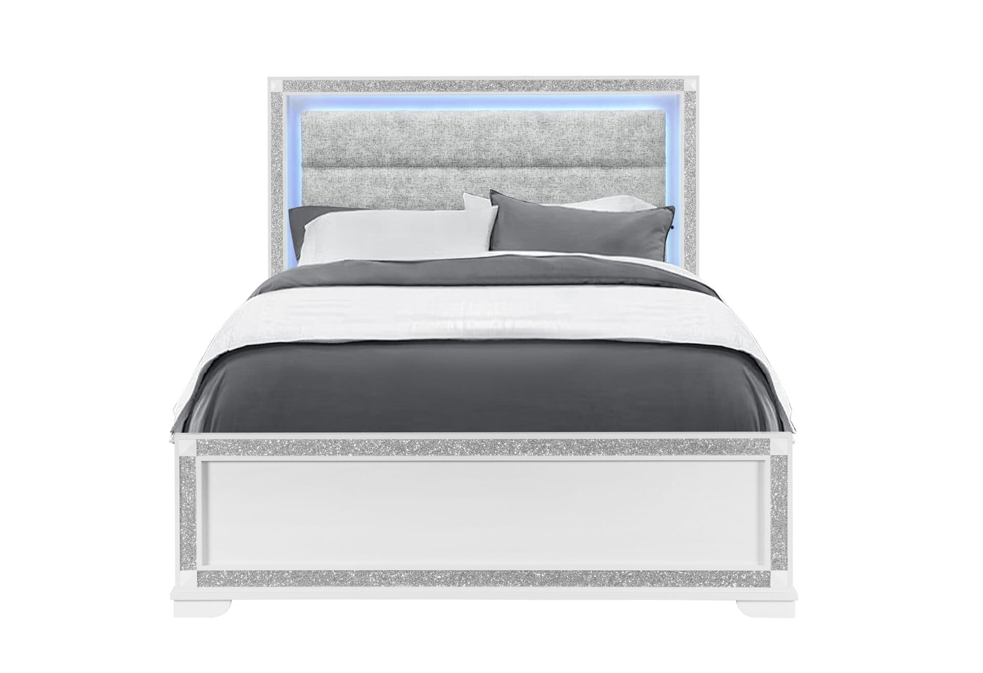 SOLEIL WHITE QUEEN BED