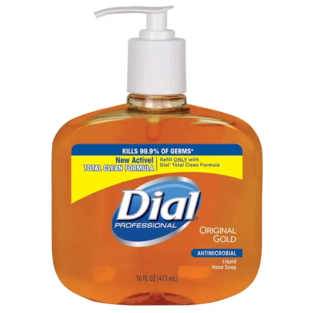 Dial® Antimicrobial Liquid Soap Pump – 16 Oz