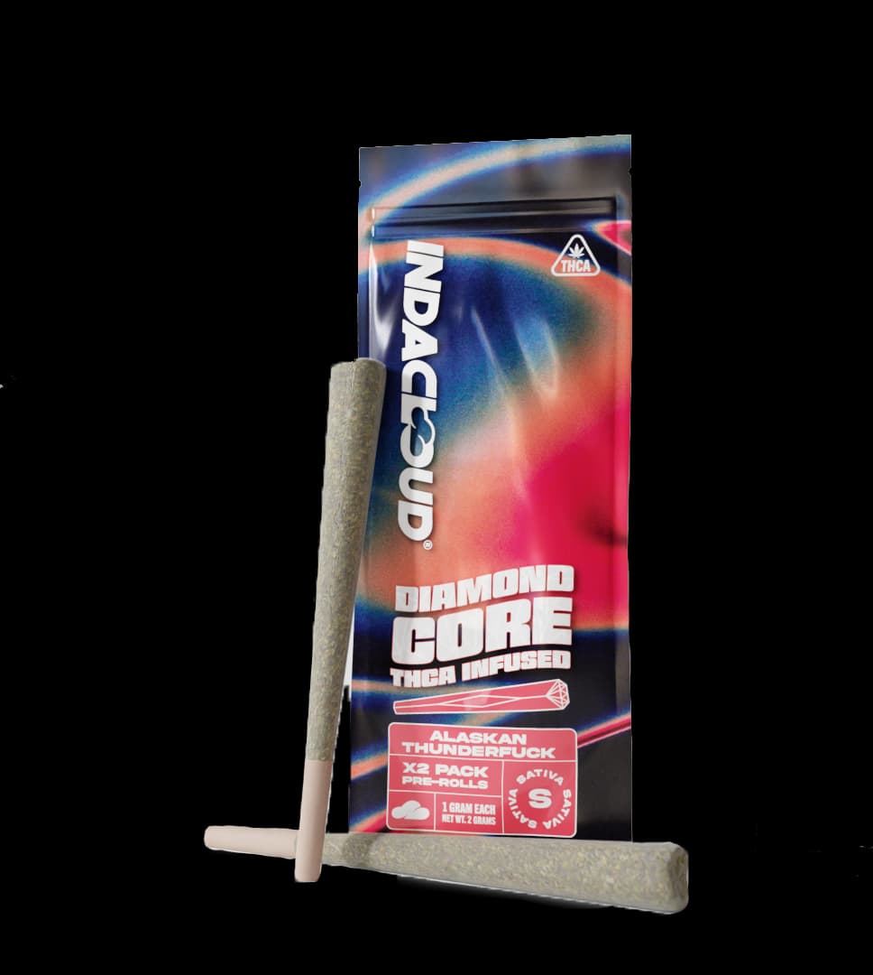 Alaskan Thunderf*ck Diamond Core THCA Pre Rolls 2x1g