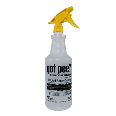 Trigger Spray Bottle for Germicidal Cleaner