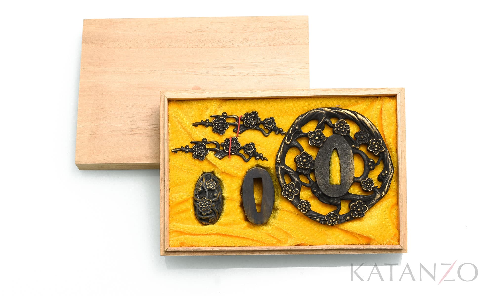 Katana Fittings Set “Kuroi Bara”